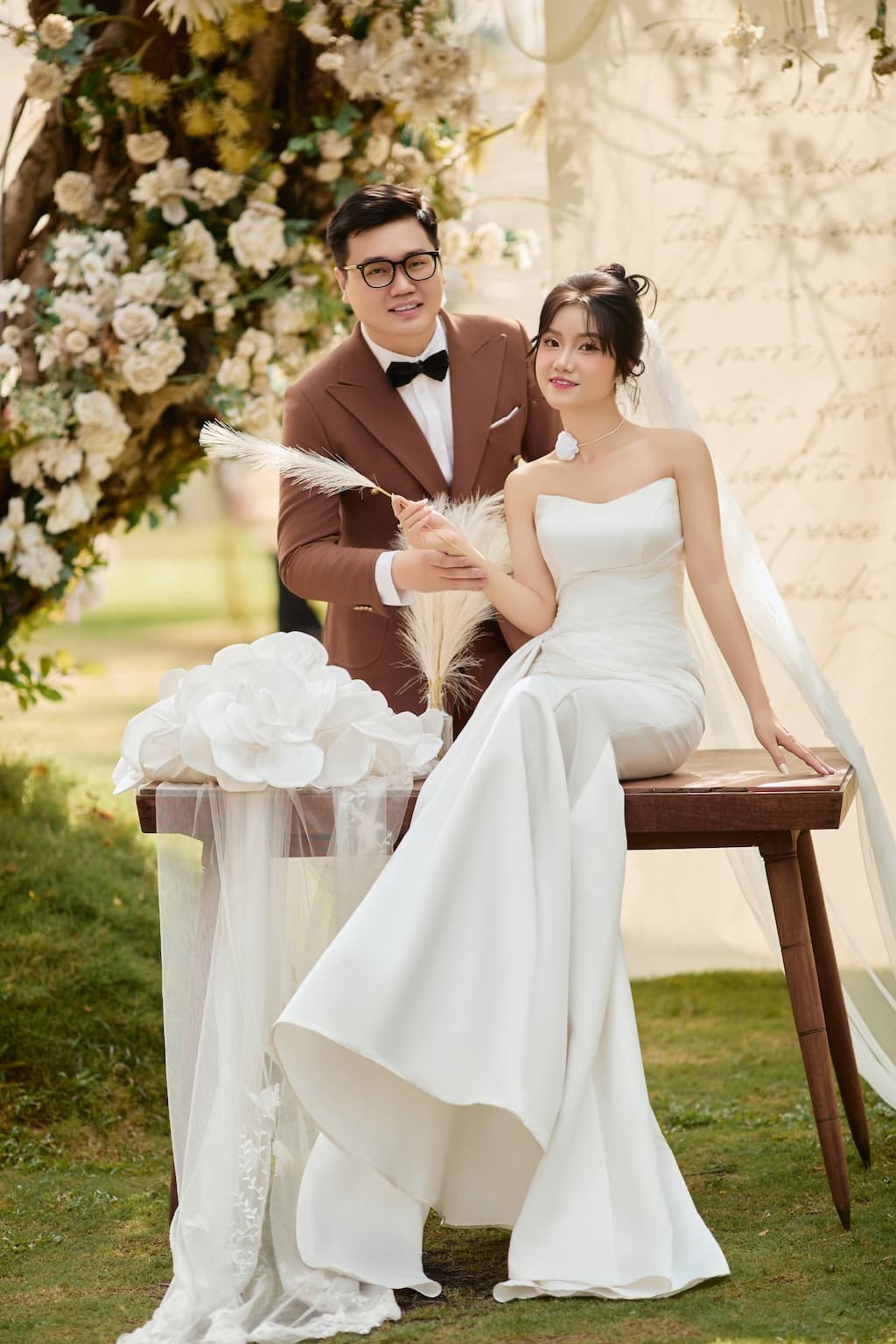 Bride and groom